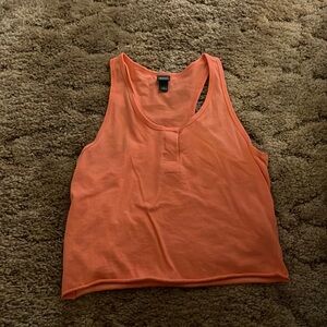 Orange tank top